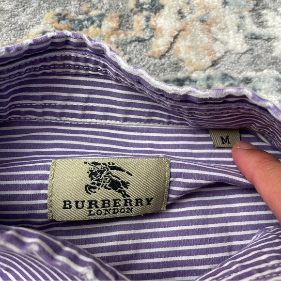 Burberry striped button down - Picture 3 of 8
